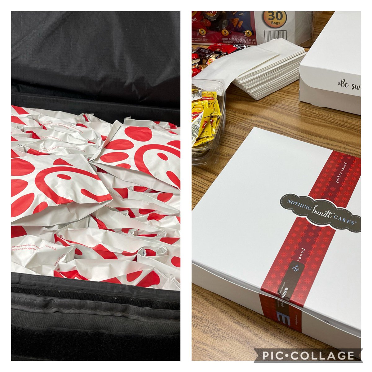 MWE_Wildcats's tweet photo. We love and appreciate our staff! Thank you to @grandparkway for this treat! https://t.co/bAmjpdYzcA