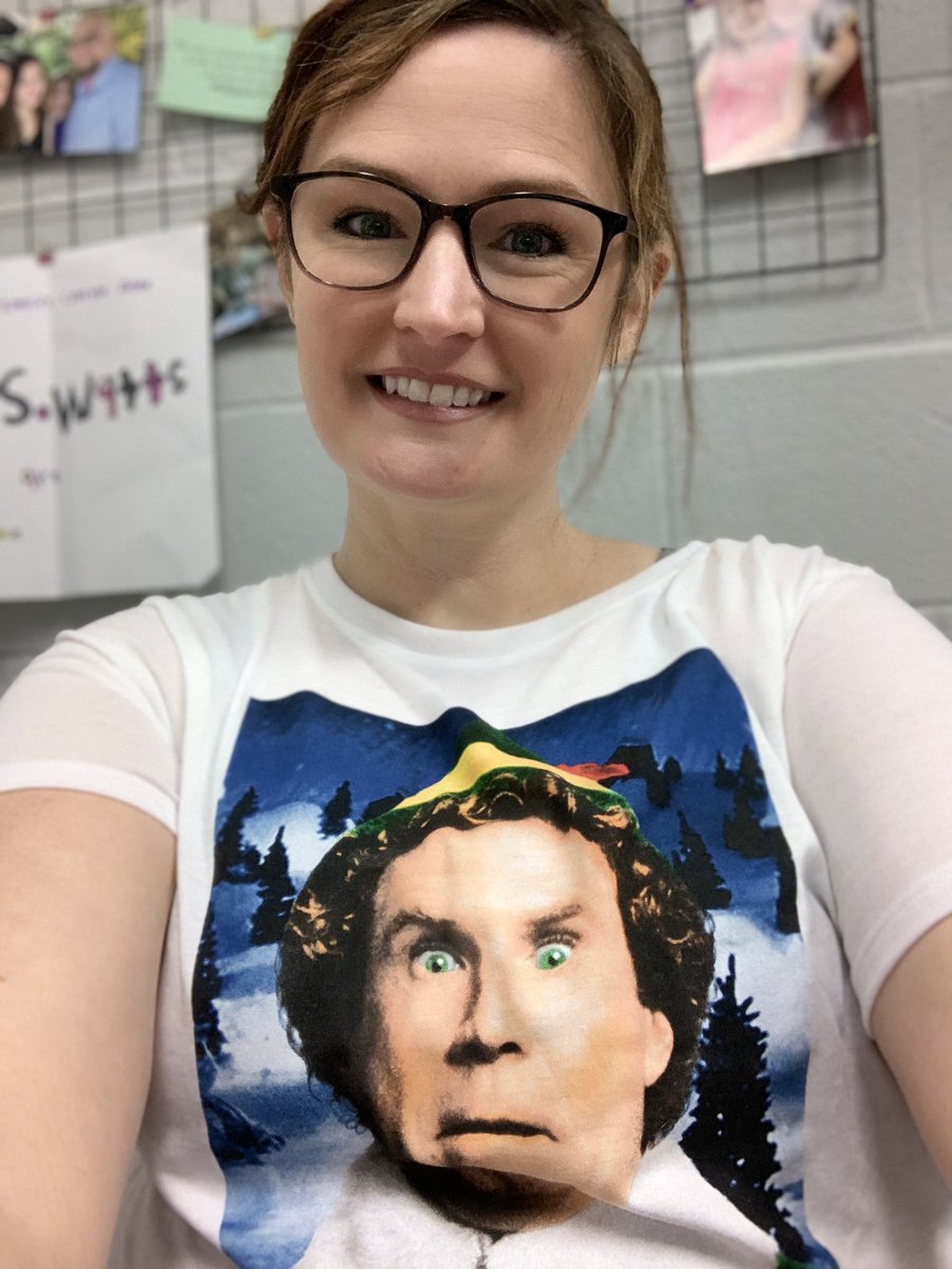 “Buddy the Elf. What’s your favorite color?” Celebrating our favorite Christmas movies at Siegel High today! #HolidayCheerSGH