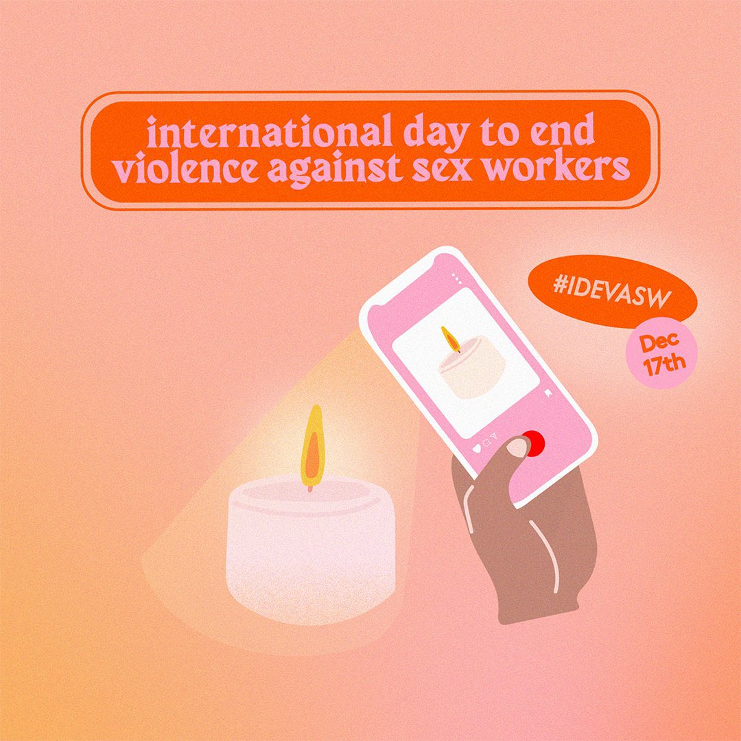 Today is the International Day to End Violence Against Sex Workers. Today we stand with all sex workers and against UK governments' current approach that creates the conditions in which violence against people who sell sex can thrive.  
📷: <a href="/SexWorkHive/">SWARM</a>
 #IDEVASW #NotEqualNotSafe