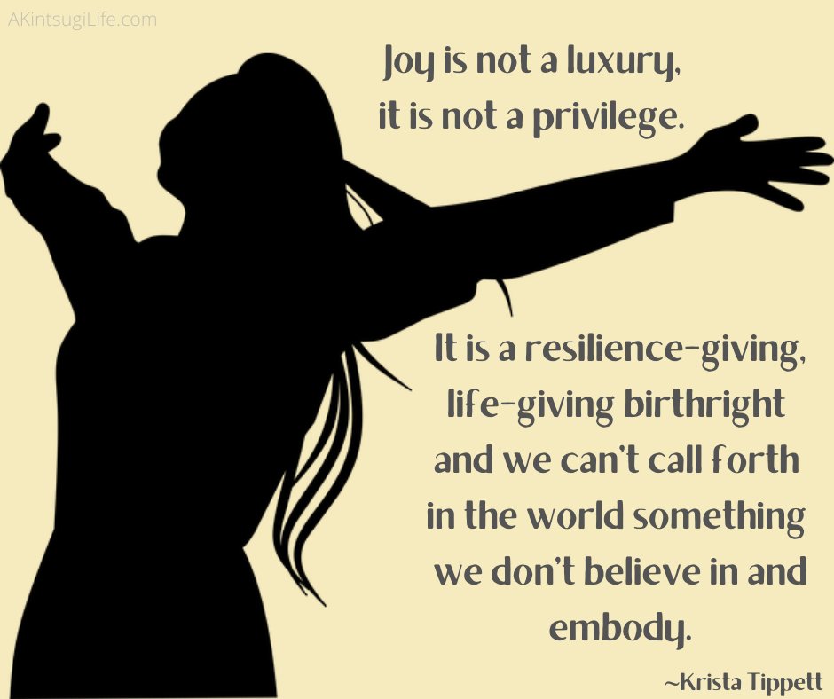 We act like joy is a luxury for when we have the time and space for it, but it's so much more. It's actually a powerful force that is not only life-giving for us, but also what fuels our resilience and our ability to make positive change in the world.
#joy
