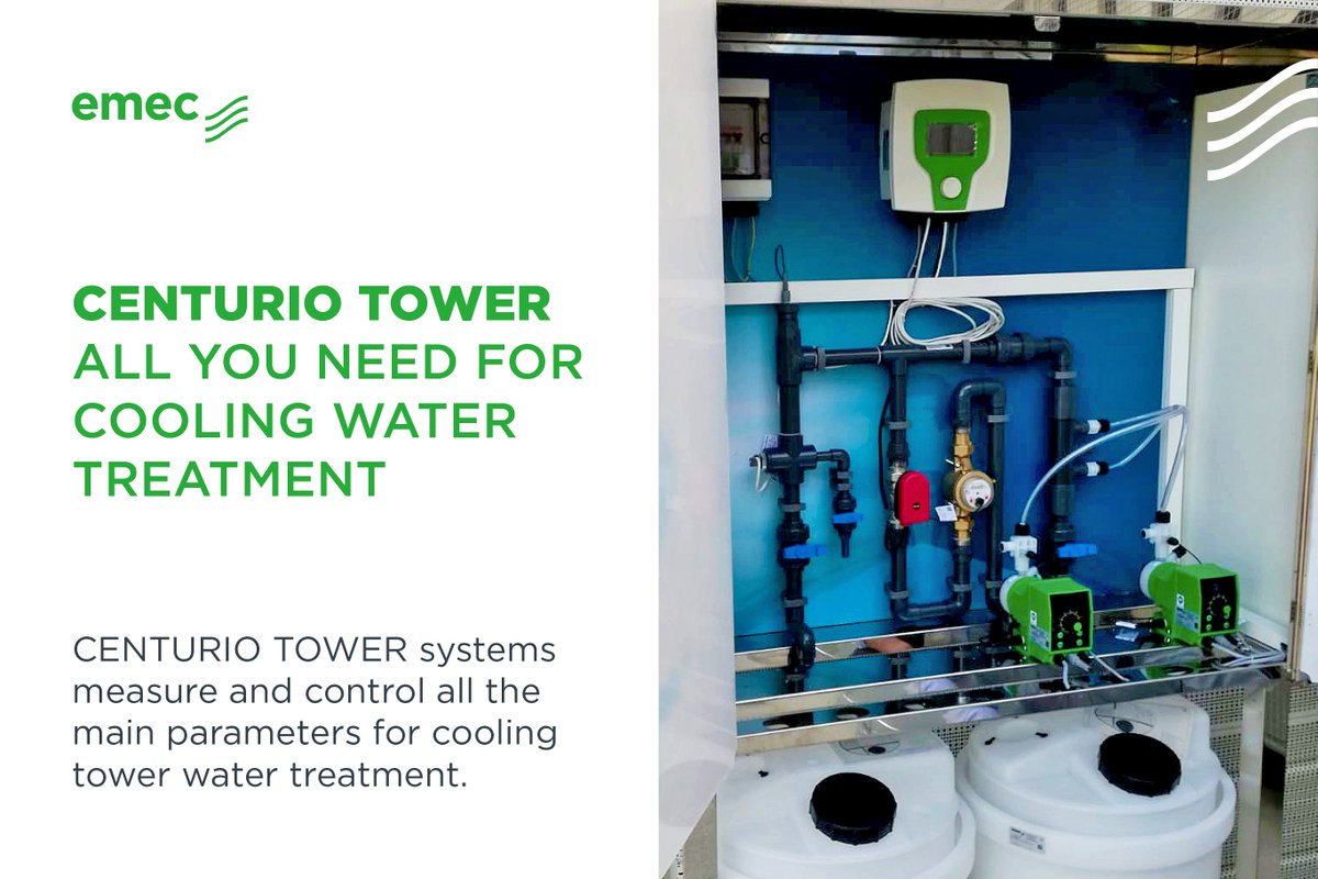 EMECpumps's tweet photo. 🇮🇹 #Coolingtower water treatment system with EMEC CENTURIO TOWER controller and KMS dosing pumps installed inside a stainless steel cabinet with polymethacrylate doors, located in a #coffee processing plant in Italy.

#simpleaswater https://t.co/kWbbR6z1I7