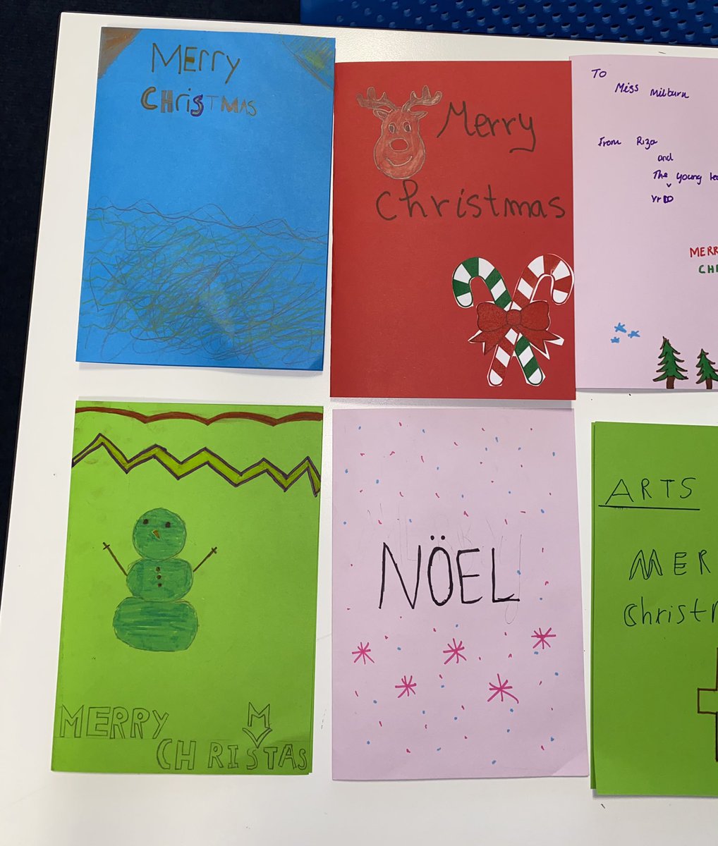 EssaHumanities's tweet photo. Miss Taylor and Miss Caldwell’s Y10 Young Leader class have been busy making Christmas cards for the different departments at school! What a lovely way to spread festive cheer! @EssaAcademy 🎄🎄🎄 https://t.co/1VG040qxWs