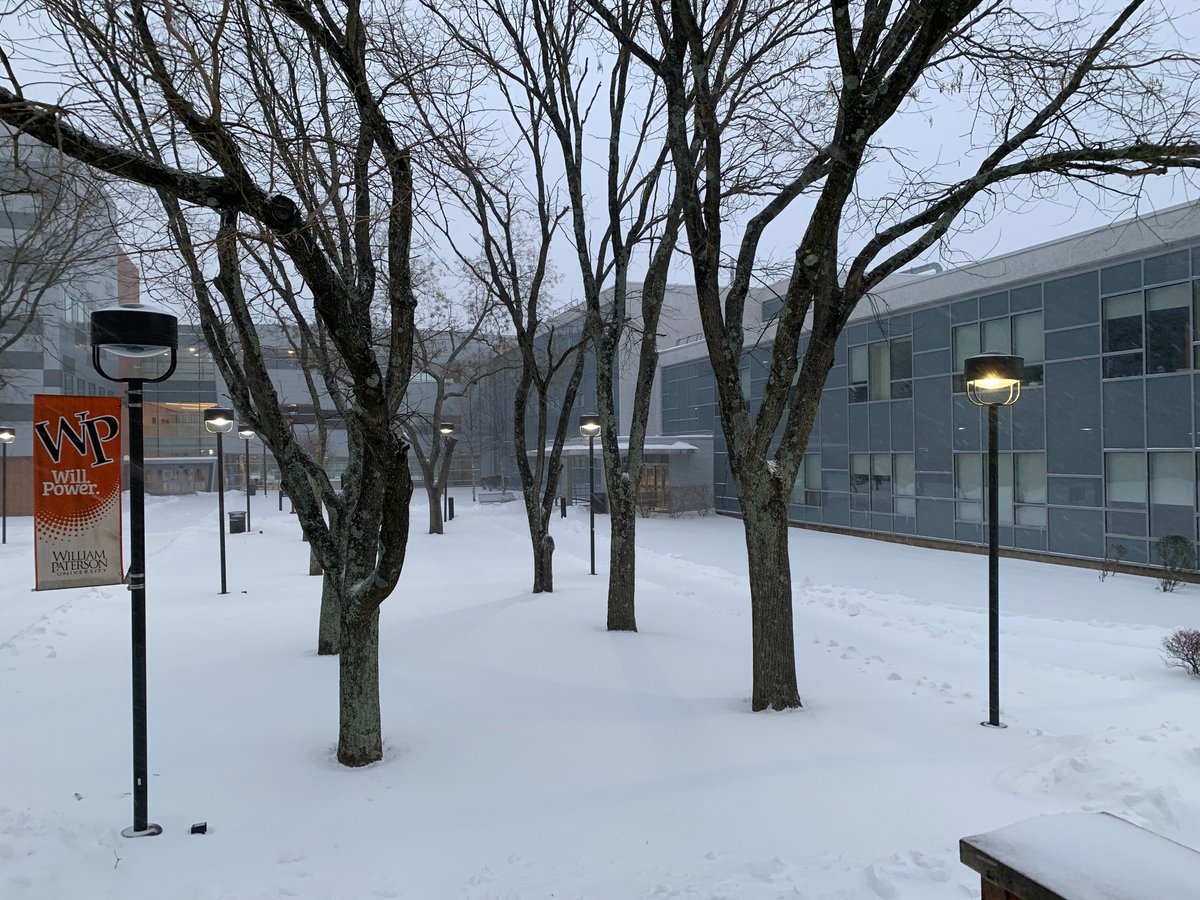 wpunj_edu's tweet photo. Winter Wonderland ☃️ https://t.co/y8XWeIlp8s