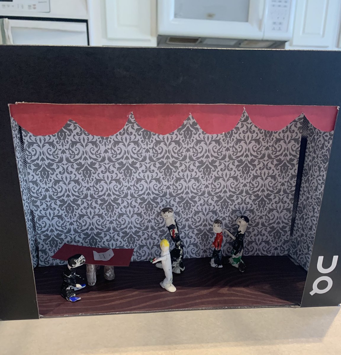 caraballo_cd's tweet photo. Helped my 3rd grade grandson with his project. He designed, created clay and painted. Earned him an A+, can you guess the book series? A hint? It was also a movie 😊 https://t.co/4TFQIYnaYn