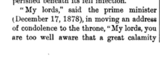 1/ OTD in 1878 Lord Beaconsfield--Benjamin Disraeli--officially announced the death of Princess Alice to the house of Lords in one of the most emotional moments in the House during the 19th Cent. Disraeli assumed--wrongly as it turned out--that most of the peers already knew