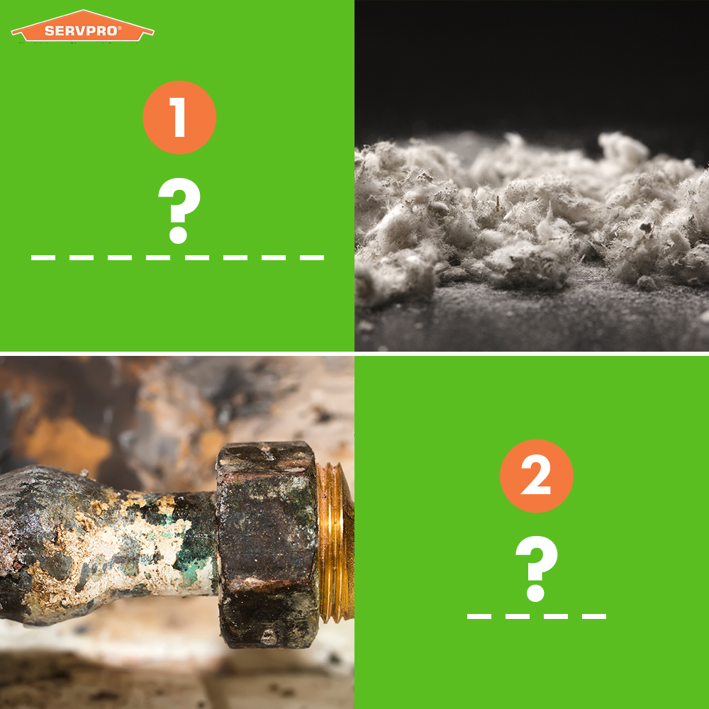 A water loss can involve hazardous materials that require specialized experts. What two hazardous materials are most commonly found in structures, today?