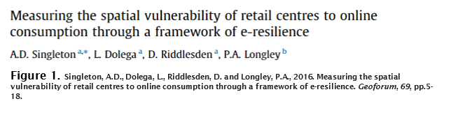 DrPatBallantyne's tweet photo. [1] Context: defining the extent/characteristics of retail centres provides useful tools through which to monitor the evolution of retail systems at various geographical scales (Fig 1&amp;2) – increasingly timely given COVID-19 and other pressures (Fig 3&amp;4) #MethodsX2020 @MethodsNW https://t.co/wVcys2jBLd