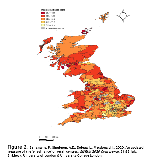 DrPatBallantyne's tweet photo. [1] Context: defining the extent/characteristics of retail centres provides useful tools through which to monitor the evolution of retail systems at various geographical scales (Fig 1&amp;2) – increasingly timely given COVID-19 and other pressures (Fig 3&amp;4) #MethodsX2020 @MethodsNW https://t.co/wVcys2jBLd