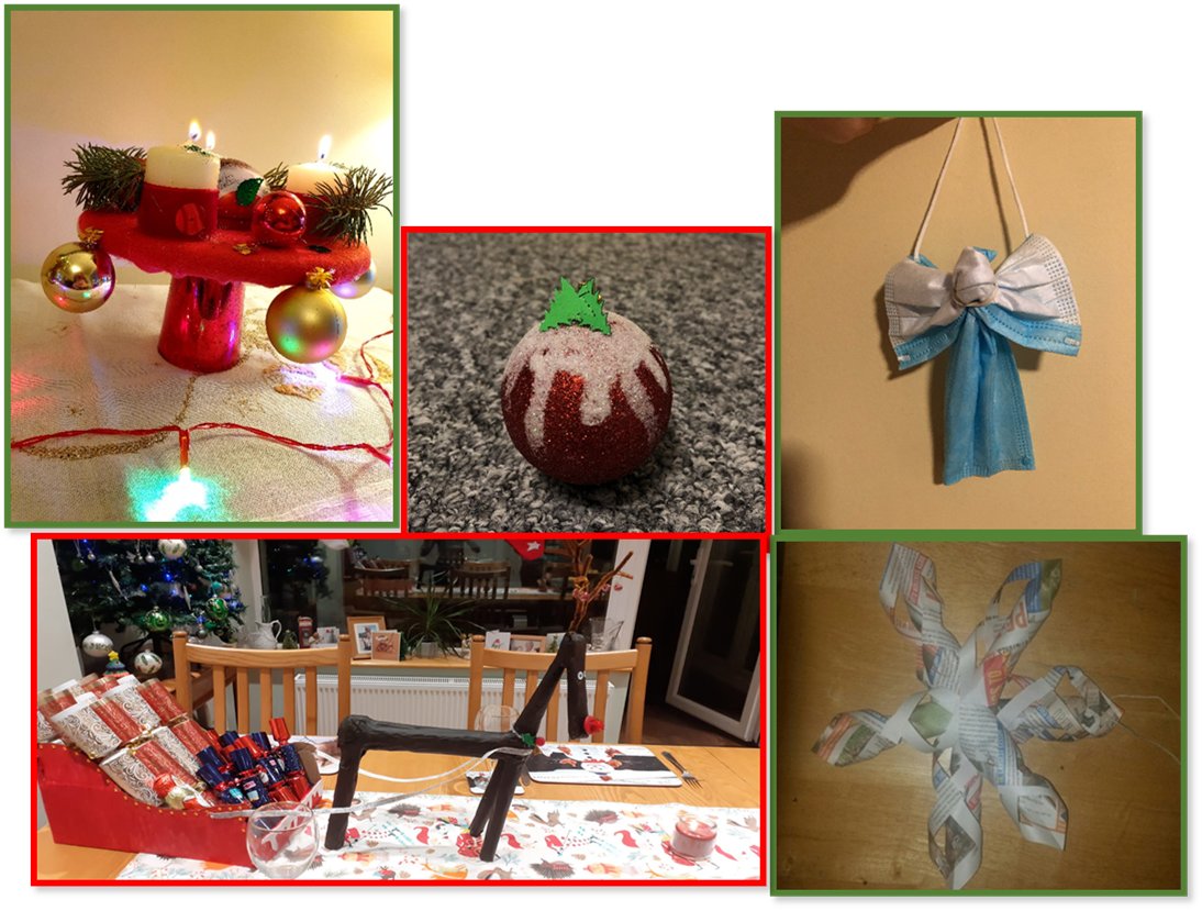 GoldingtonAcad's tweet photo. A huge well done to year 7 and 8 who have created these fantastic upcycled Christmas decorations for the Geography competition! You have all done a brilliant job of turning household items into amazing decorations! #Geogrocks https://t.co/ahjvVIvi7A
