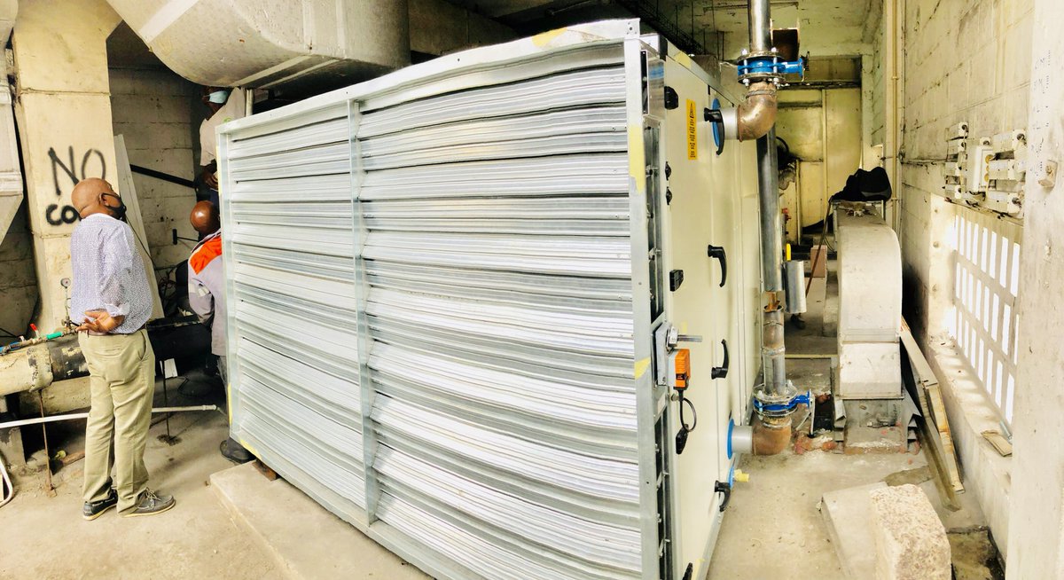 inter_chim's tweet photo. Raccordement hydraulique du Refroidisseur d’AIR du @pullmanhotels @PullmanKinshasa , RDC 2020.
Eolia Sarl @mobimetal @inter_chim https://t.co/zLbwdoydof