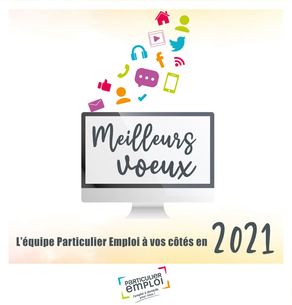L'équipe #ParticulierEmploi vous souhaite une très belle année 2021 🌟
 
#HappyNewYear2021