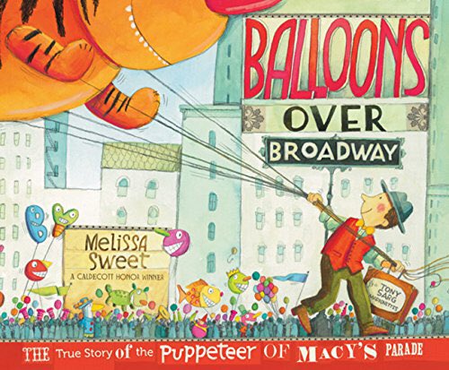 LibraryNTA's tweet photo. Find some creative inspiration in this illustrated biography of Tony Sarg, the brilliant puppeteer/illustrator/toy maker/filmmaker who created the giant Macyโs parade balloons the travel down NYCโs Broadway every year. Read it for FREE using your #MackinVIA account. #BeLikeTony https://t.co/xuWxGlO0vJ