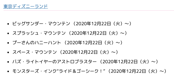 Dtimes 東京ディズニーリゾート スタンバイパス 対象施設の変更を発表 指定された時間帯にアトラクションの待機列に並ぶことができる スタンバイパス 12月22日より 対象施設は東京ディズニーランド 6施設 東京ディズニーシー 8施設となります 詳細