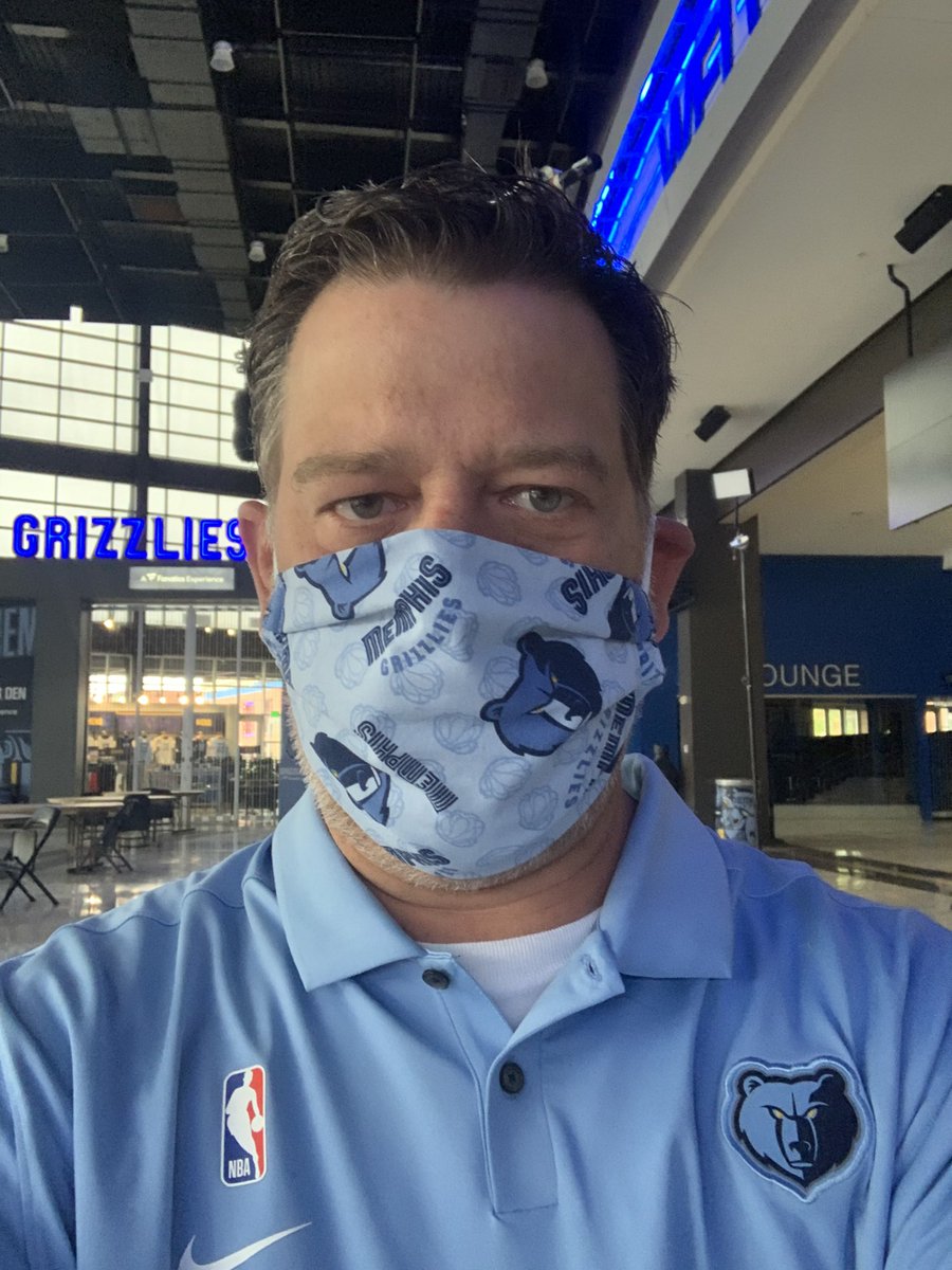 thefishnation's tweet photo. Game Day!!
#MaskUpMemphis 
#MaskUp901 😷 
#GoGrizz 🐻 https://t.co/R04tqrlvPy