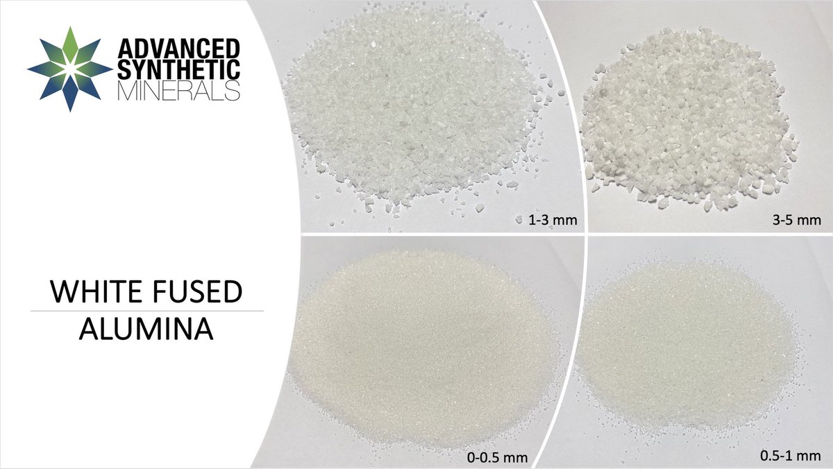 ASMinerals's tweet image. White Fused Alumina (WFA)
