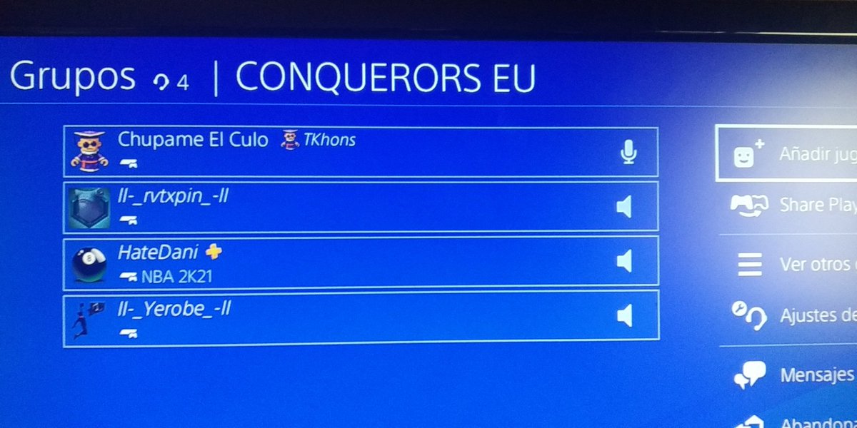 Estoy con ellos, OMG!! 
<a href="/ConquerorsEU/">Conquerors EU⚔️</a>