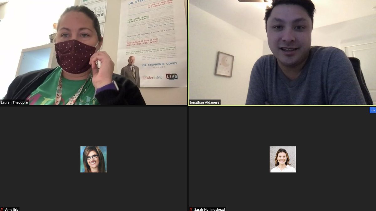<a href="/theodore_lauren/">Lauren Theodore</a> bravely led a strategy group with her students while <a href="/AldaneseJ/">Jonathan Aldanese</a> looked on to provide in-the-moment coaching via Zoom. It takes courage to invite others to kid-watch while you confer w/readers. "The Rally-Try It" structure was on point! <a href="/CaprockES/">Caprock Elementary</a> #KellerLiteracy