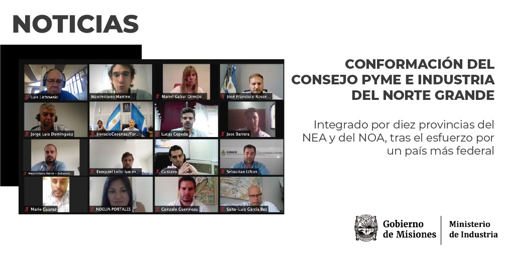 Logramos la conformación del Consejo Pyme e Industria del Norte Grande. Tras el trabajo realizado por un país más federal por parte del gobernador <a href="/herrerayflia/">Oscar Herrera Ahuad</a>  y de las de 9 provincias del NEA y del NOA.

#IndustriaMisiones #GobiernodeMisiones