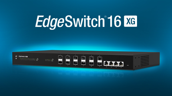 4Gon's tweet photo. "Great value for money. Used it for 10Gb uncompressed video transmission using SMPTE2022 and they work great. Using VLANs and IGMP without any problems. Web GUI setup helps alot." 5* review for the @ubnt #EdgeSwitch 16 XG ➡️https://t.co/1swvNmj4ZK https://t.co/fiuBt662mH