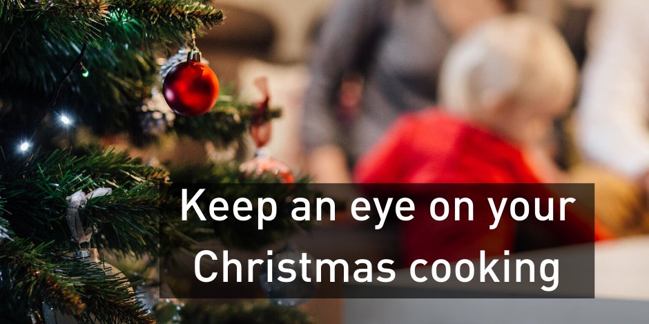 We don’t want to pay you a visit over Christmas! Please keep an eye on your cooking over the festive period. #WinterSafety
