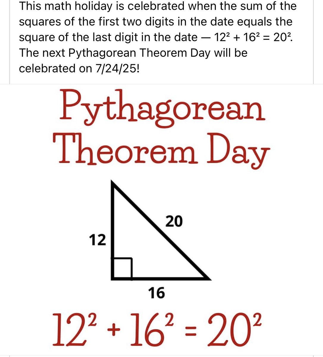 Happy #PythagoreanTheoremDay <a href="/CDSBEO/">CDSBEO</a>