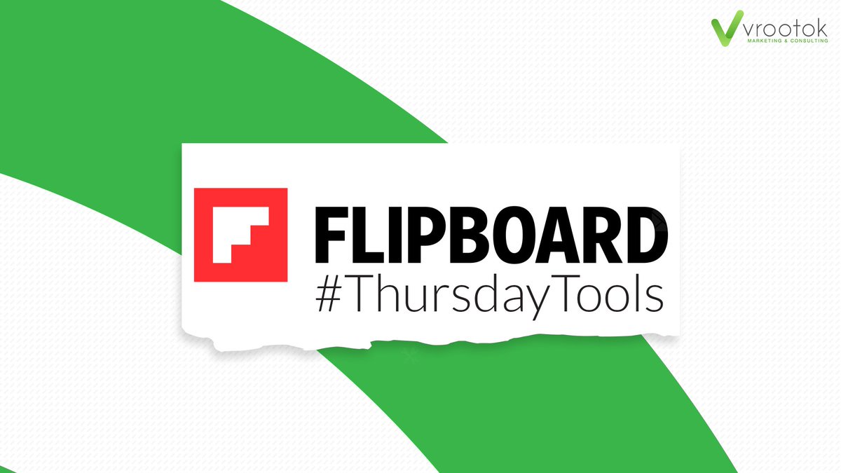 🤔 Finding inspiration for new content can be challenging and we know that.

👉 This is why we genuinely recommend Flipboard. Inspire yourself and create something interesting.

#ThursdayTools #VrootokRecommends #vrootok #digitalmarketingagency #flipboard