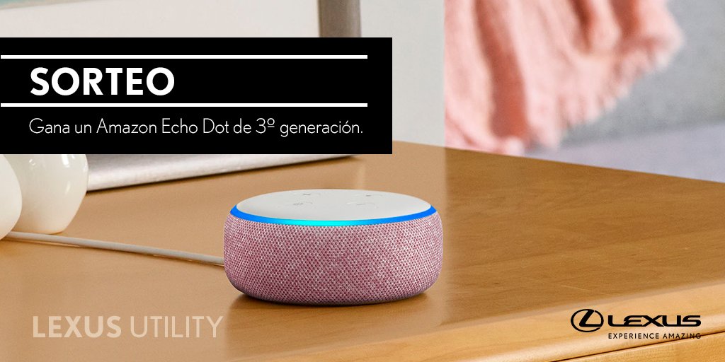 SORTEO | Haz RT y consigue este Amazon Echo Dot de 3ª generación con el que podrás controlar la música y los dispositivos de tu hogar digital entre otras funcionalidades. Bases Legales: bit.ly/3mu8aPx