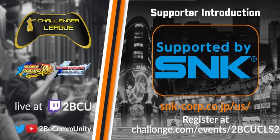 2BCU Challenger League SNK support