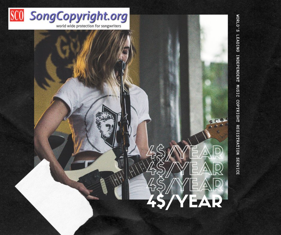 SongCopyright's tweet image. SongCopyright.org is the world's leading independent music copyright registration service. It was formed by an association of music industry bodies and experts to provide easy and instant copyright protection and peace of mind for songwriters.

songcopyright.org