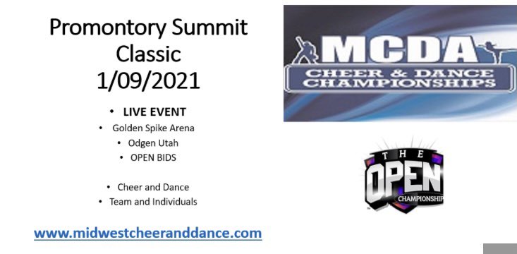 Registration Open! Midwestcheeranddance.com
