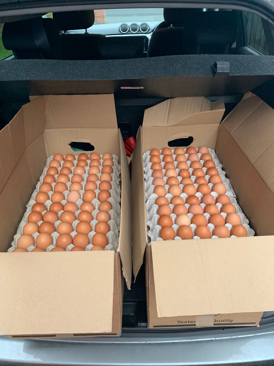 PrimetimeBD's tweet photo. Another BIG THANK YOU, to Fresh Sandwich Deli, Wrose. Who donated over 600 eggs for the Christmas Hamper Cook and Eat packs. That we have been delivering yesterday and today https://t.co/TGIYzewxMO
