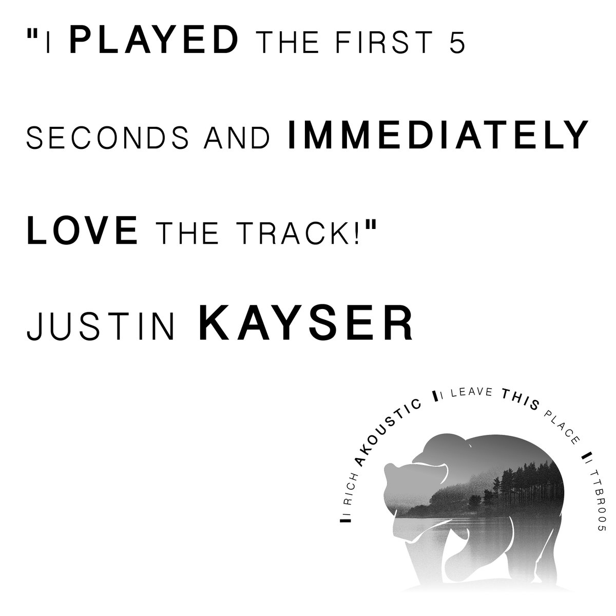 Great reviews for <a href="/rich_akoustic/">Rich Akoustic</a> #LeaveThisPlace featuring remixes by Jude Brown &amp; Custa. Available on all digital platforms tomorrow.

traxsource.com/title/1473791/…

#DeepHouse #HouseMusic #TTBR