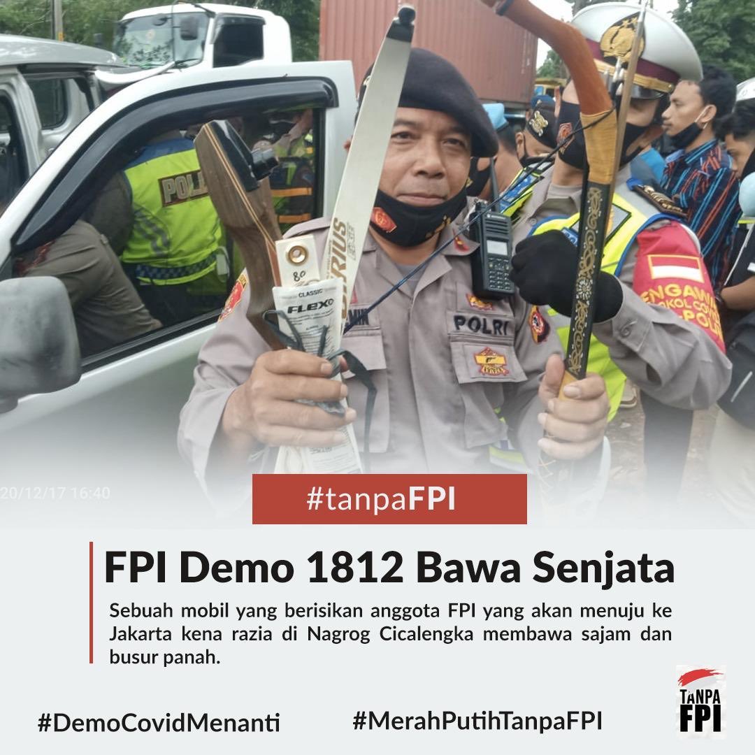 FerdinandHaean3's tweet photo. Fakta bahwa FPI punya senjata tajam..!! https://t.co/zGL1AwMIbP