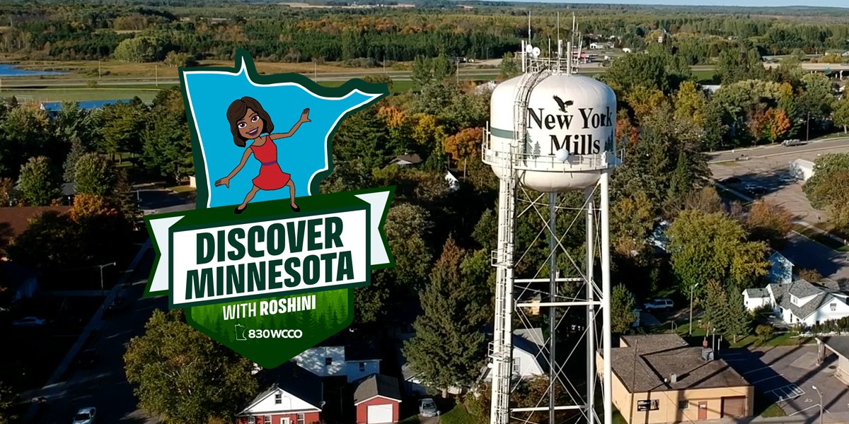 Check out <a href="/wccoradio/">News Talk 830 WCCO</a>'s Facebook page today at 3pm for Episode #2 of DISCOVER MINNESOTA w/<a href="/RoshiniR/">Roshini Rajkumar</a>. In this installment, <a href="/Betsy16988566/">Betsy Buerkle Roder</a> joins Roshini to talk all things New York Mills. #RuralRebound #SmallTownBigLife
