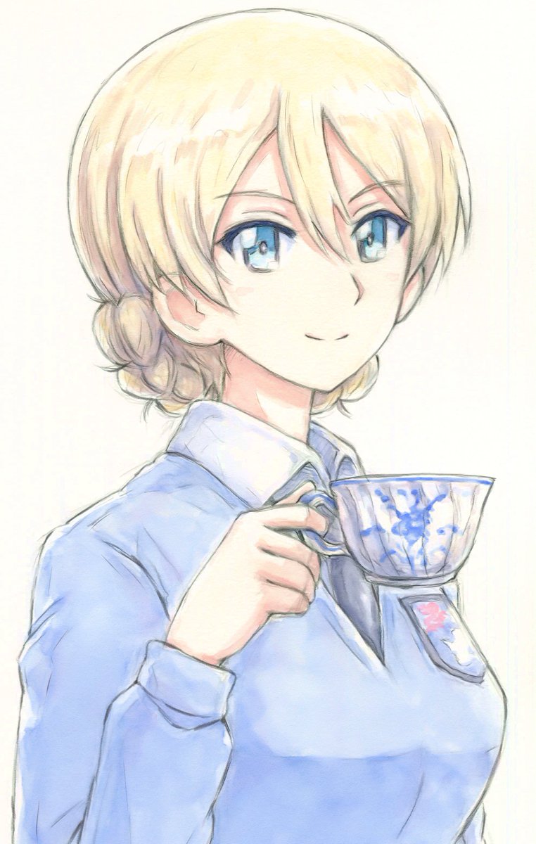 ダージリン(ガルパン) 「#2020年自分が選ぶ今年の4枚 」|おまちのイラスト