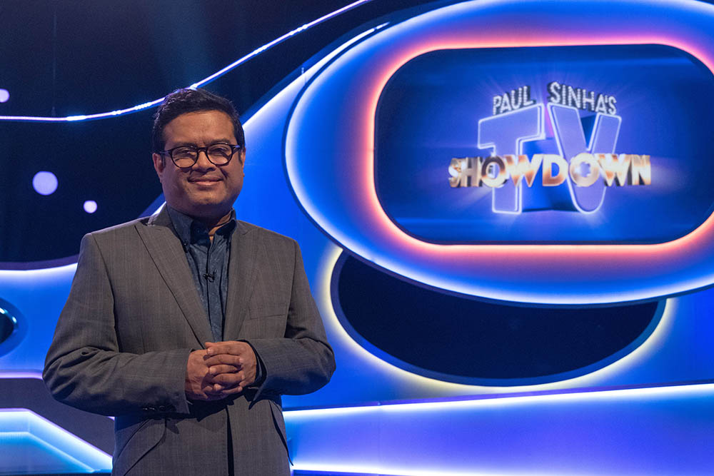 Confirmed: Paul Sinha's TV Showdown, starts Saturday 9 January at 10pm on ITV.
Featuring clips from the best-loved shows, adverts and music videos from today and recent decades, Paul tests the teams’ knowledge of what’s on the box! <a href="/paulsinha/">Paul Sinha (Paul Sinha)</a> <a href="/robbeckettcomic/">Rob Beckett</a> <a href="/FayRipley/">Fay Ripley</a>