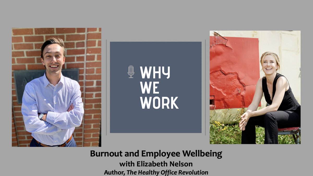I was thrilled to sit down with Elizabeth Nelson, author of The Healthy Office Revolution, about burnout and employee wellbeing.

Elizabeth shares her personal story of burnout and discusses her decade of research into creating healthy office spaces! 
anchor.fm/anthony-massa/…