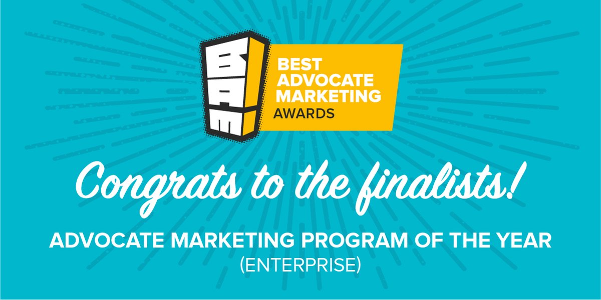 Manecasa's tweet photo. We are thrilled and honored to be a 2020 Influitive BAMMIE Award Finalist for Advocate Program of the Year. A big thank you to our wonderful advocates for making it happen.

Check out Influitive's blog announcement for a complete list of finalists: https://t.co/2InMOMDA9n https://t.co/pjN4PtsSvs