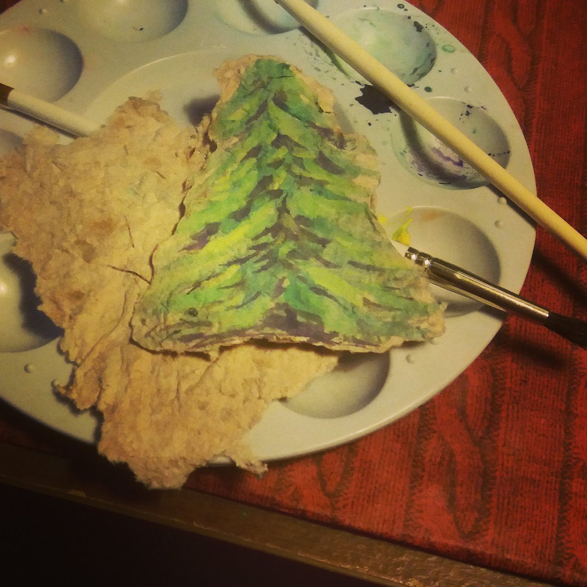 StringsUncommon's tweet photo. Last weeks homemade paper  works Really well for watercolors. https://t.co/uNw4U1YjVx