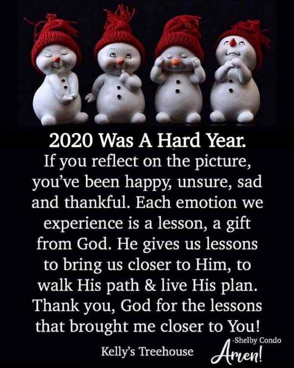 Margi2515's tweet photo. #2020  was a #HardYear https://t.co/2DDIJNFezg