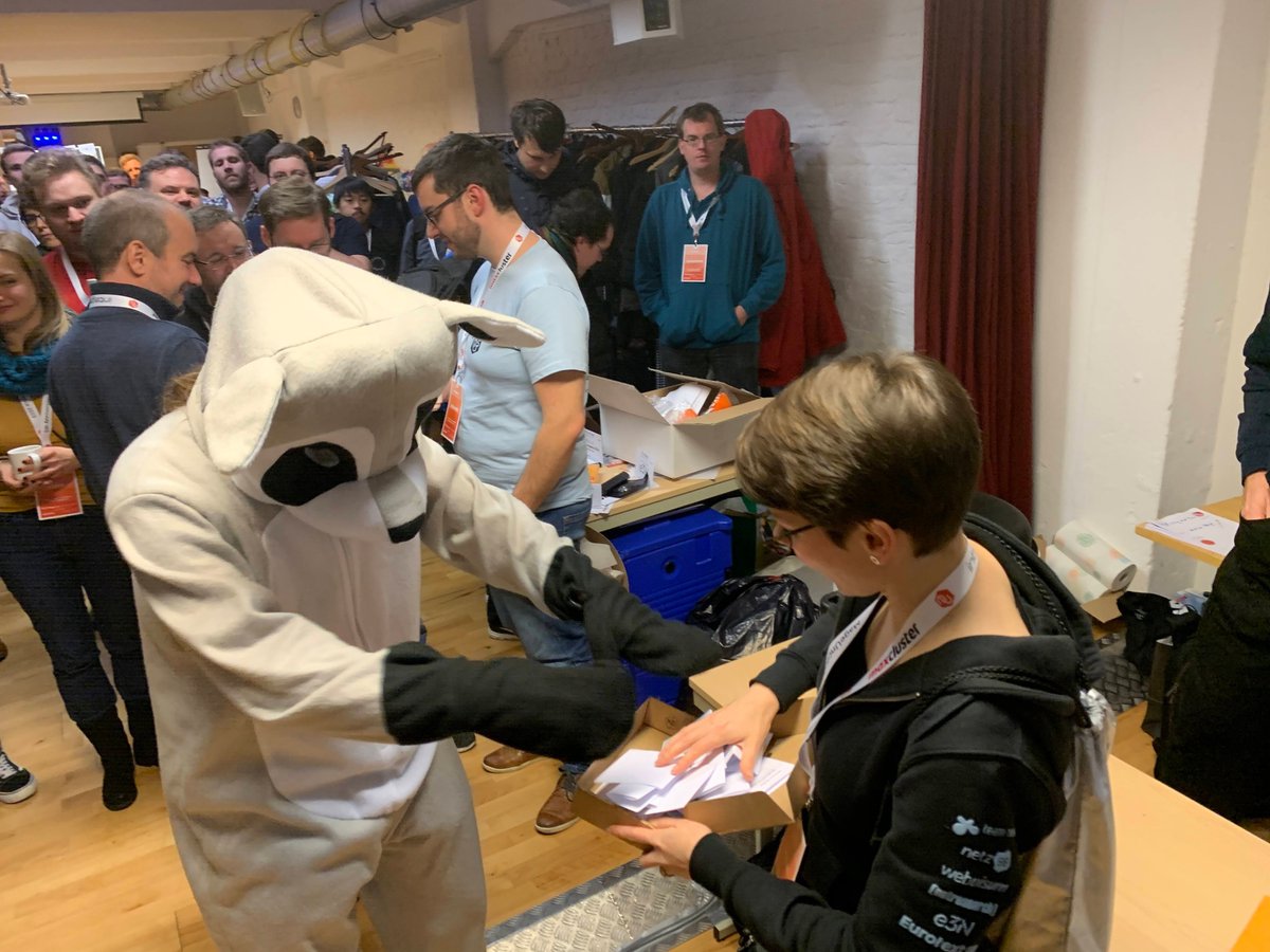 brentwpeterson's tweet photo. My last European in-person event #MageUC19
This is not @benmarks in the squirrel outfit.
@sonjarierr
@MageUnConf https://t.co/dt9Dcvvprr