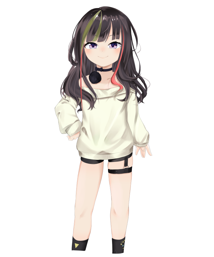 可愛い稼ぎロリ計画のために立ち絵を用意するよ かわいいラジオの時の衣装でー 十戒のイラスト