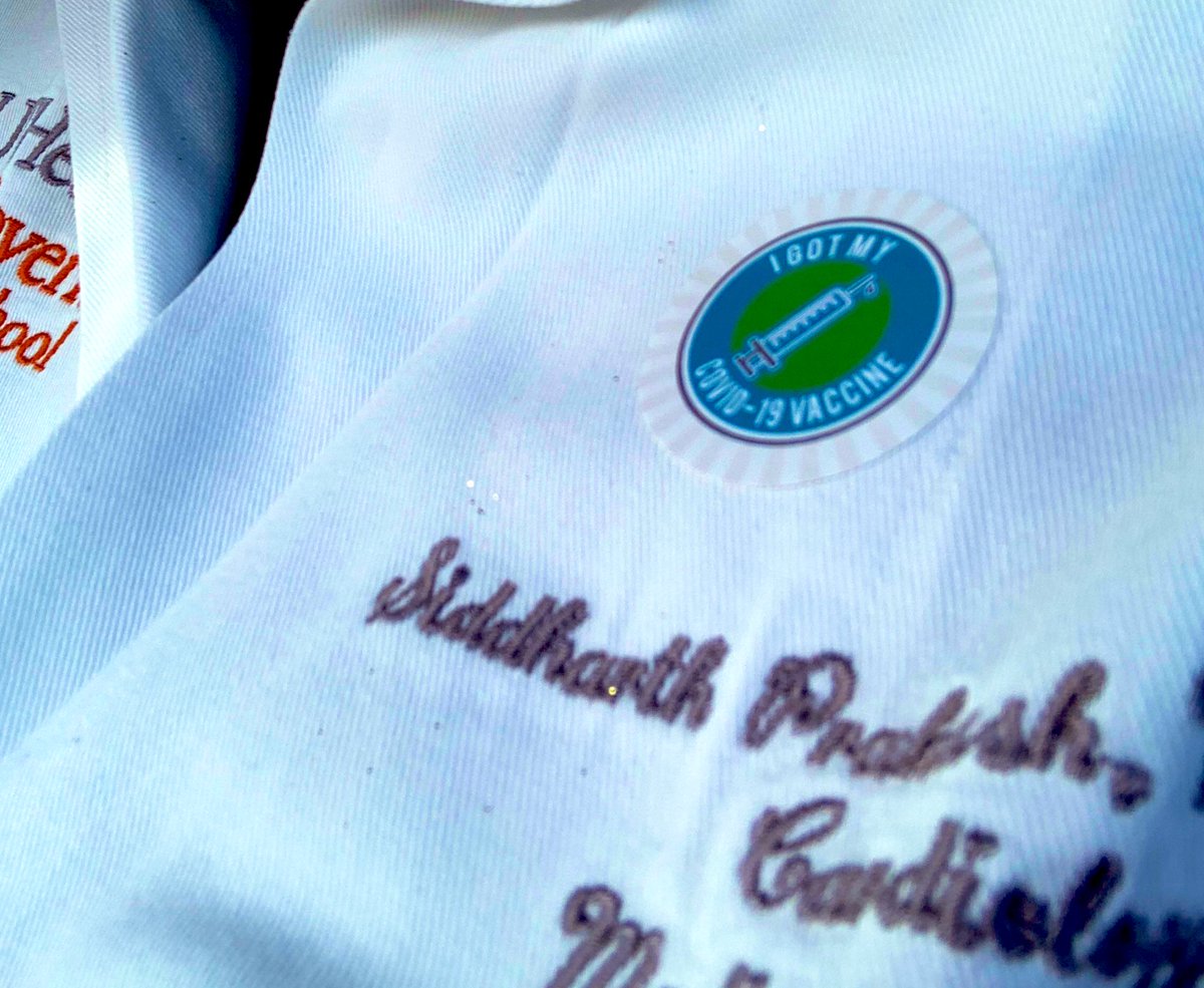 I got my first dose of COVID 19 vaccine. Keep your family and patients safe! Lead by example! #mycovidvax #UTHealth