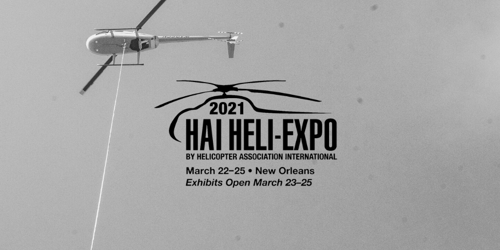 VoloMission's tweet photo. #VoloMission will be at the March 2021 HAI Heli-Expo. 

Volo’s Andre and Kim Hutchings will be presenting Introduction to #Longline!

Register Now
https://t.co/88cOanstWs https://t.co/6evMVqJgx4