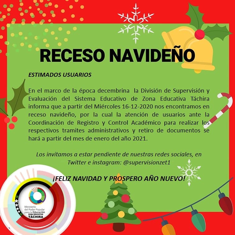 Atención estimados usuarios.