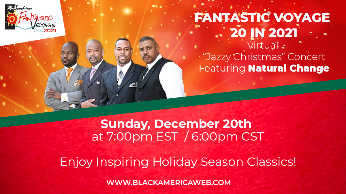 It’s the Fantastic Voyage 20 in 2021 Virtual “Jazzy Christmas” Concert with fantastic cruise house band Natural Change. This concert will get you into the holiday spirit with the smooth sounds of Christmas classics! Watch it now: bit.ly/3agXcdH