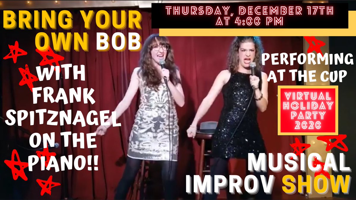 CambridgeUP's tweet photo. Nicole Pascaretta, Library Sales Support Executive at our New York office, together with her theatre colleague Seann Cantatore and Frank Spitznagel on Piano, has put up a musical improv comedy show titled ‘Bring Your Own Bob’. https://t.co/RYQa6Vmf8V