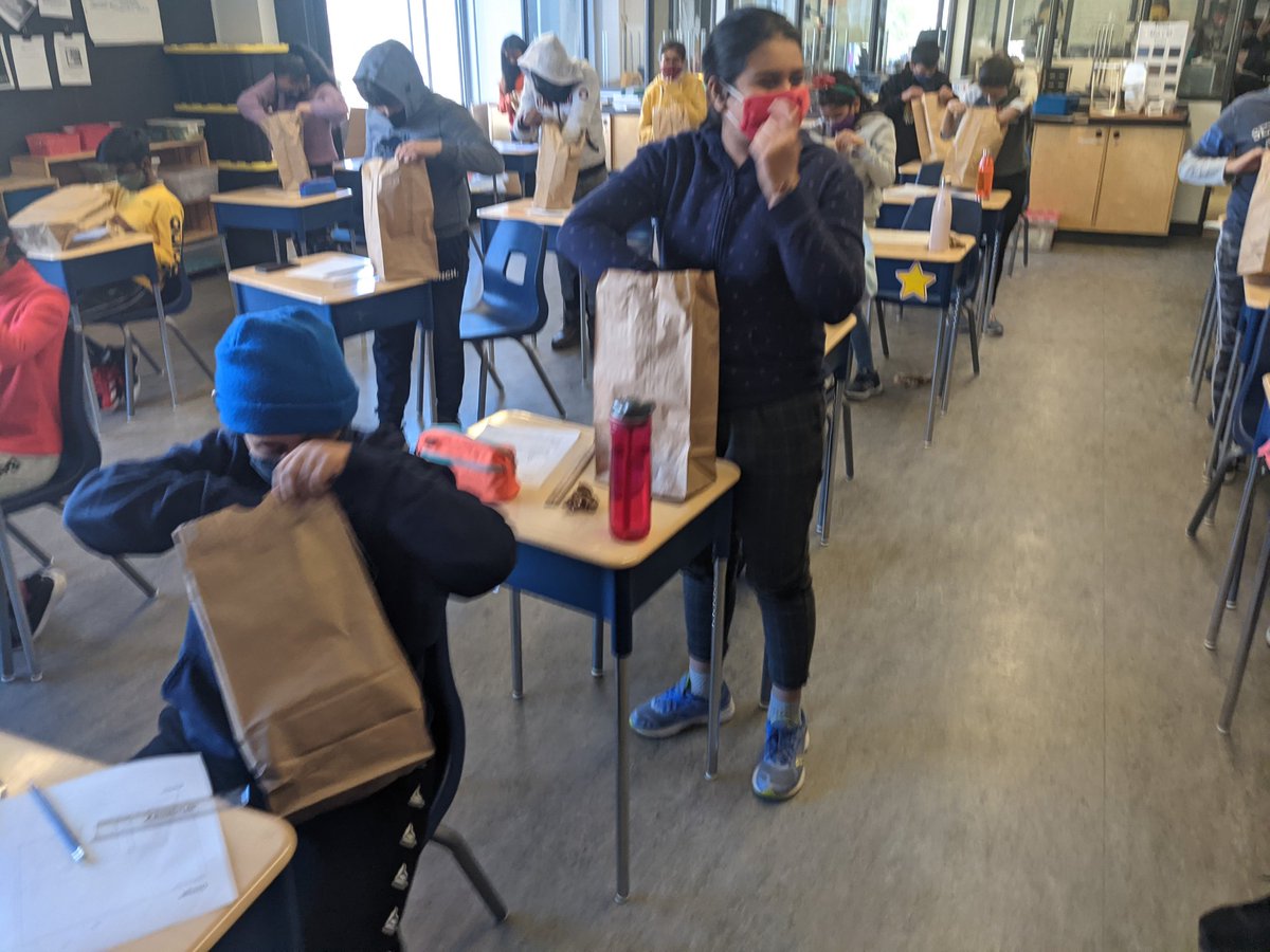 CanadaGrant's tweet photo. Our Curling #rethinkthebox STEM challenge has begun! Ss have designs and are now opening their mystery supply bags! Problem: build a safe swing set for our yard that supports the largest dynamic load. Extension: make it accessible to all.
@CurlingTDSB @tdsb @s_m077 @raycmercer https://t.co/6fQpwxHtKy
