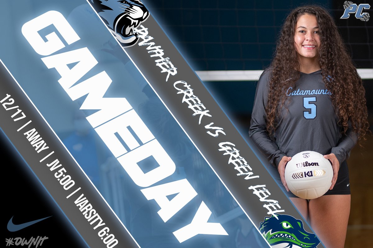Good Luck today <a href="/PantherCreekVB/">Panther Creek Vball</a> 

@_Panther_Creek_ <a href="/catamountchaos/">Catamount Chaos</a> #ownit