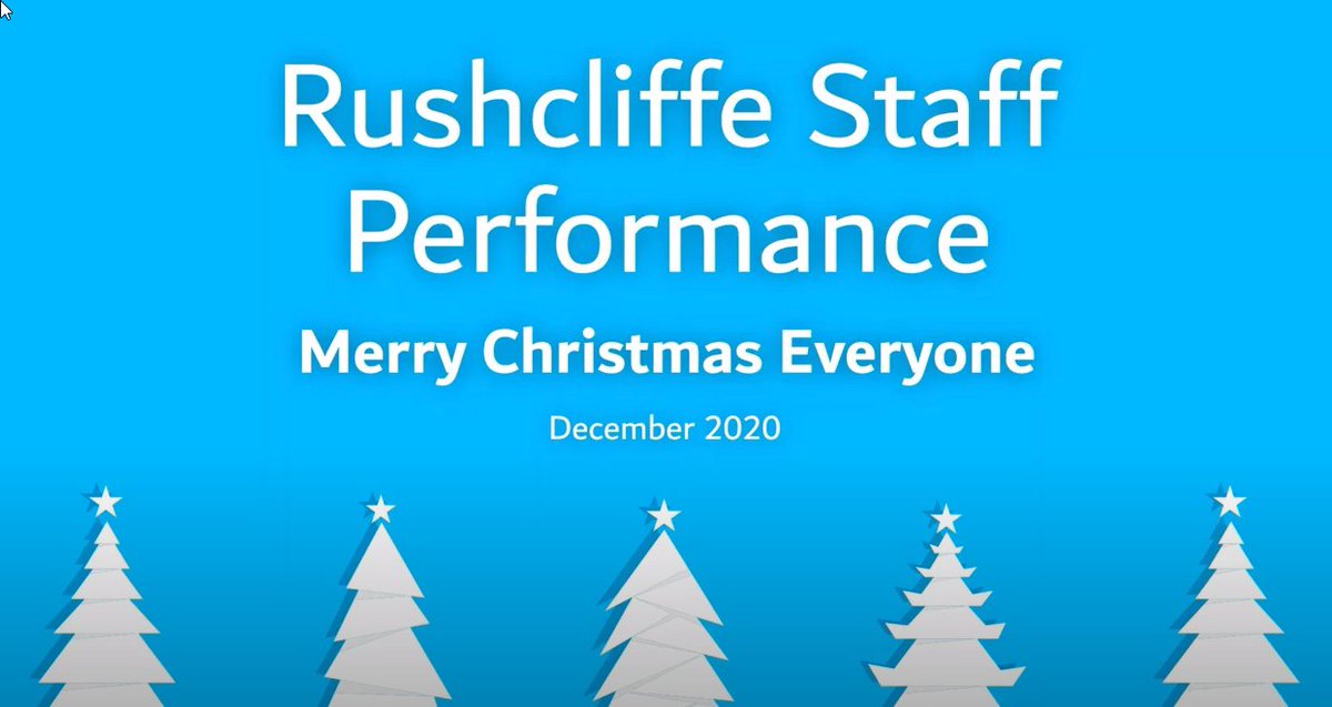 RushcliffeSA's tweet photo. Merry Christmas from all at Rushcliffe School! 🎵 
We hope you have a wonderful Christmas and New Year 🎄 See you in 2021!
https://t.co/EhbpTWy3kP https://t.co/ea9m53hvOb